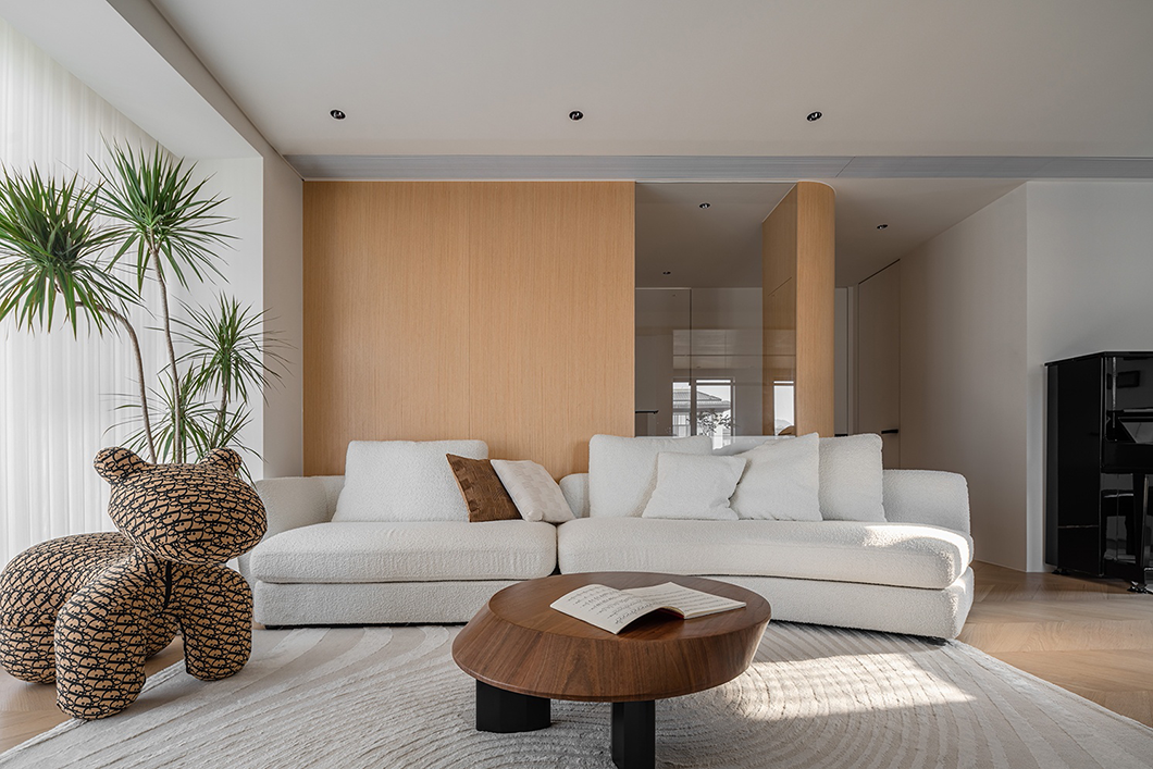 暖色原木风 · 义乌蒲荷花苑住宅设计-7