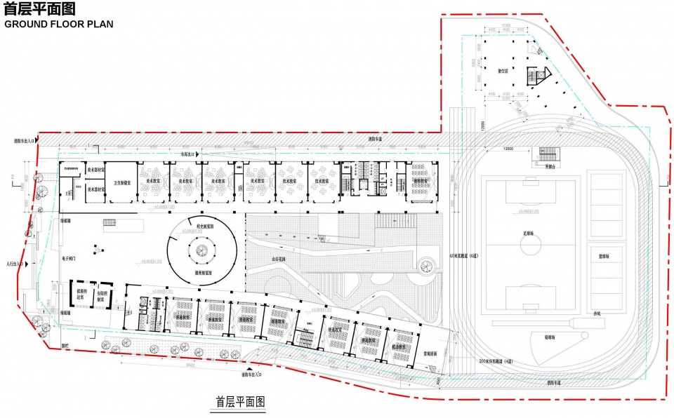 深圳市龙华区清泉外国语学校初中部丨中国深圳丨深圳市一境建筑设计有限公司-57