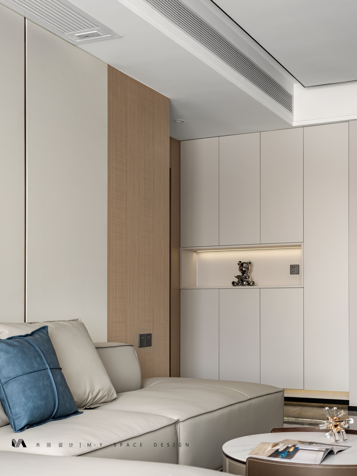 138㎡精装房微改轻奢风设计丨中国武汉丨武汉木羽设计-5