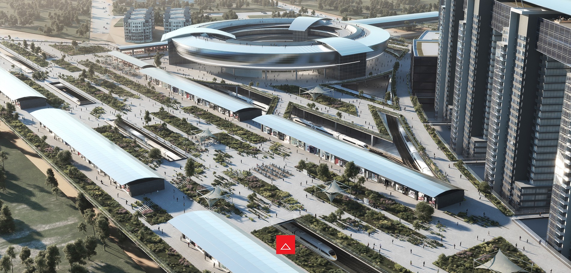 BASHTEEL TRAIN STATION（巴斯蒂尔火车站）丨埃及丨CUBE Consultants-1