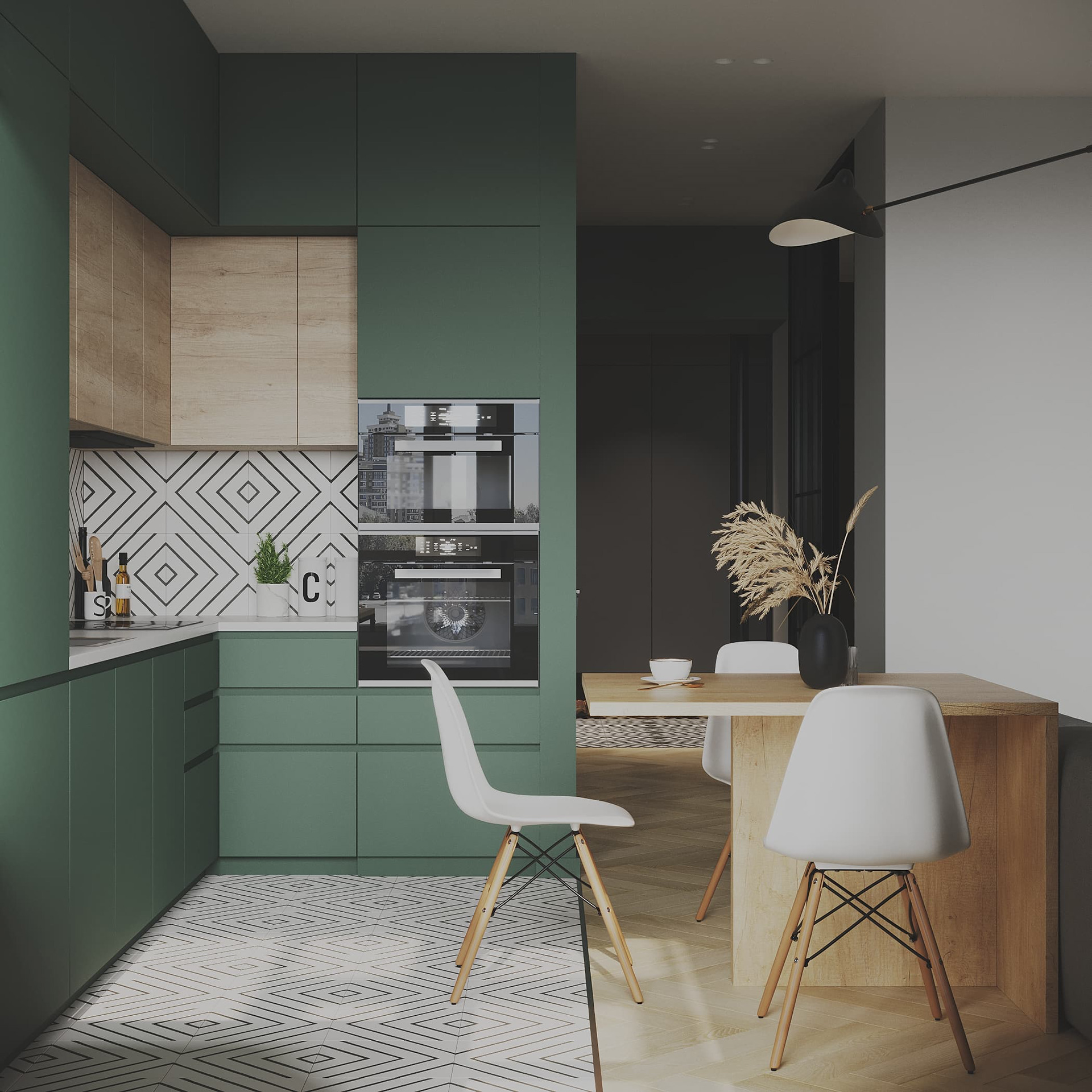 原木+绿色 畅享夏日温柔，森林里的清冽之美-11