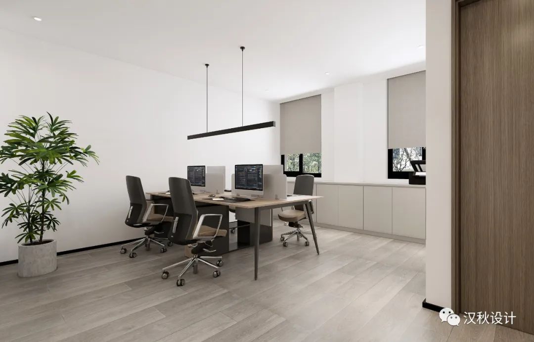 简约纯粹的办公空间设计丨张鑫-13