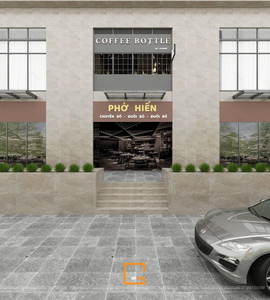 Coffee Bottle咖啡店设计丨KenDesign-17