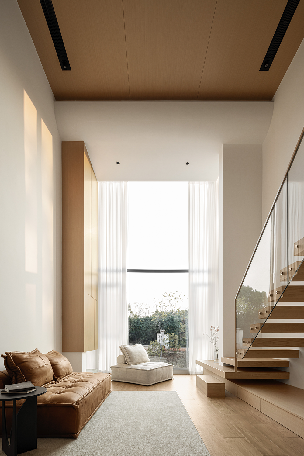 四层叠墅 素简原木风,悠然生活美学丨境屿空间设计-6
