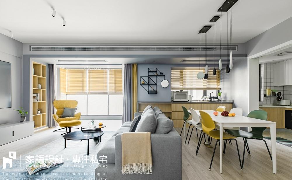 糖果色平层精装房丨中国广州丨广州家语设计-3