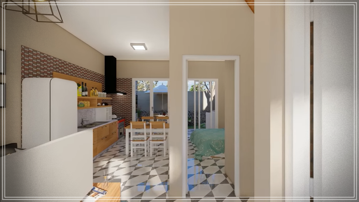 5×7米带3卧室房屋设计-23