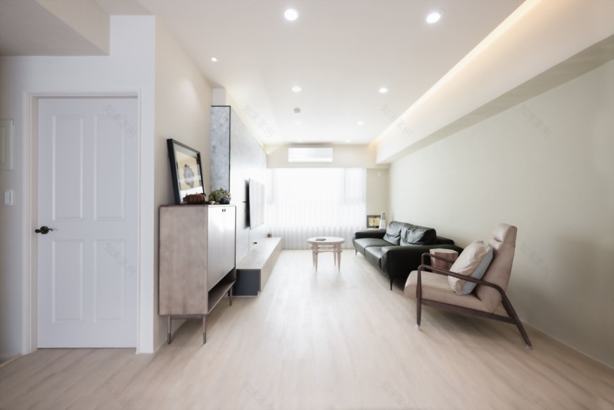 藝術大街 20年老屋翻新簡約明亮丨藝瓦高雄室內空間設計-0