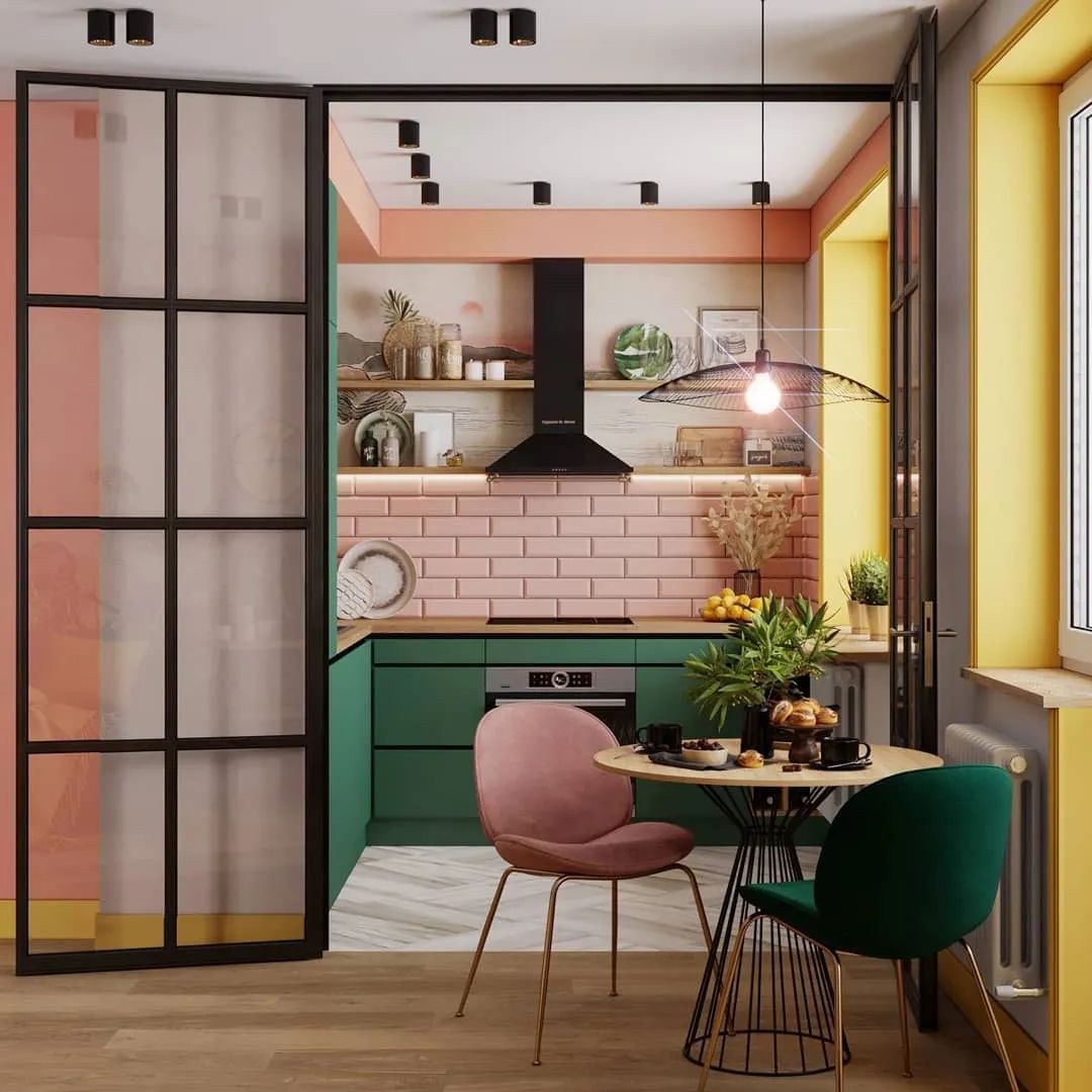 43㎡浪漫色彩小宅丨Ivanova-0