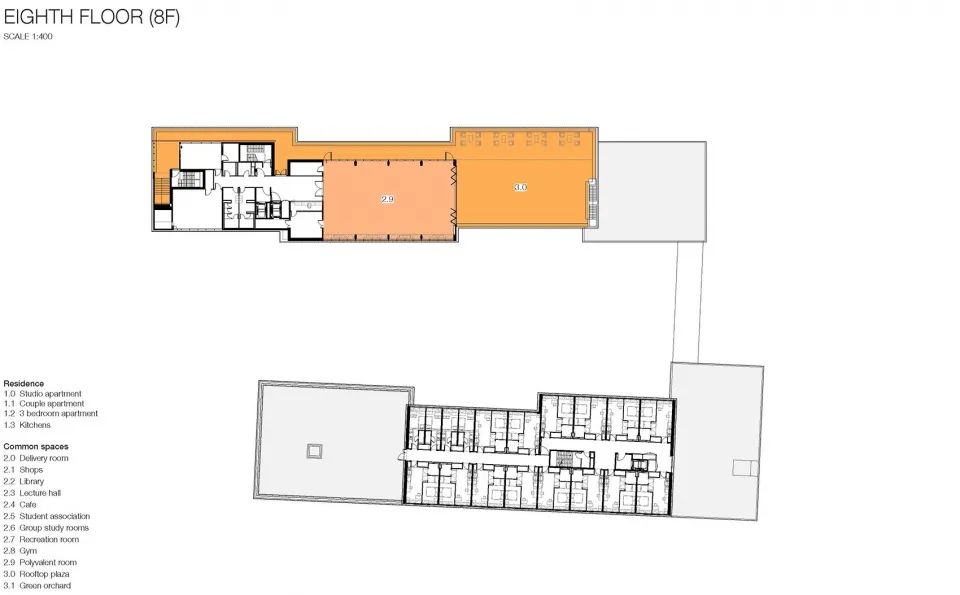 Grand morillon 学生宿舍丨瑞士日内瓦丨隈研吾建筑都市设计事务所,CCHE Lausanne-68