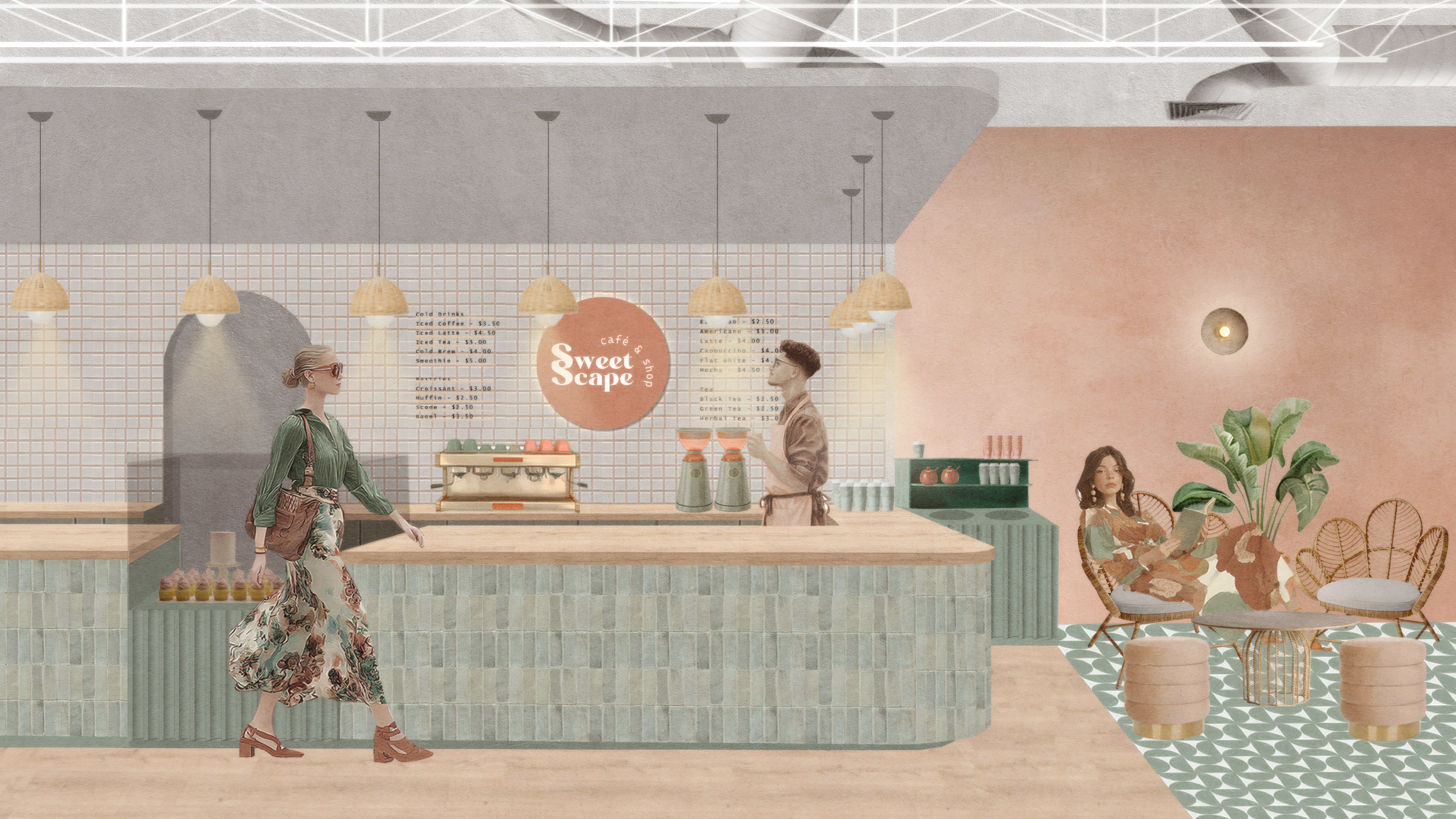 SweetScape Coffeshop 咖啡店-10