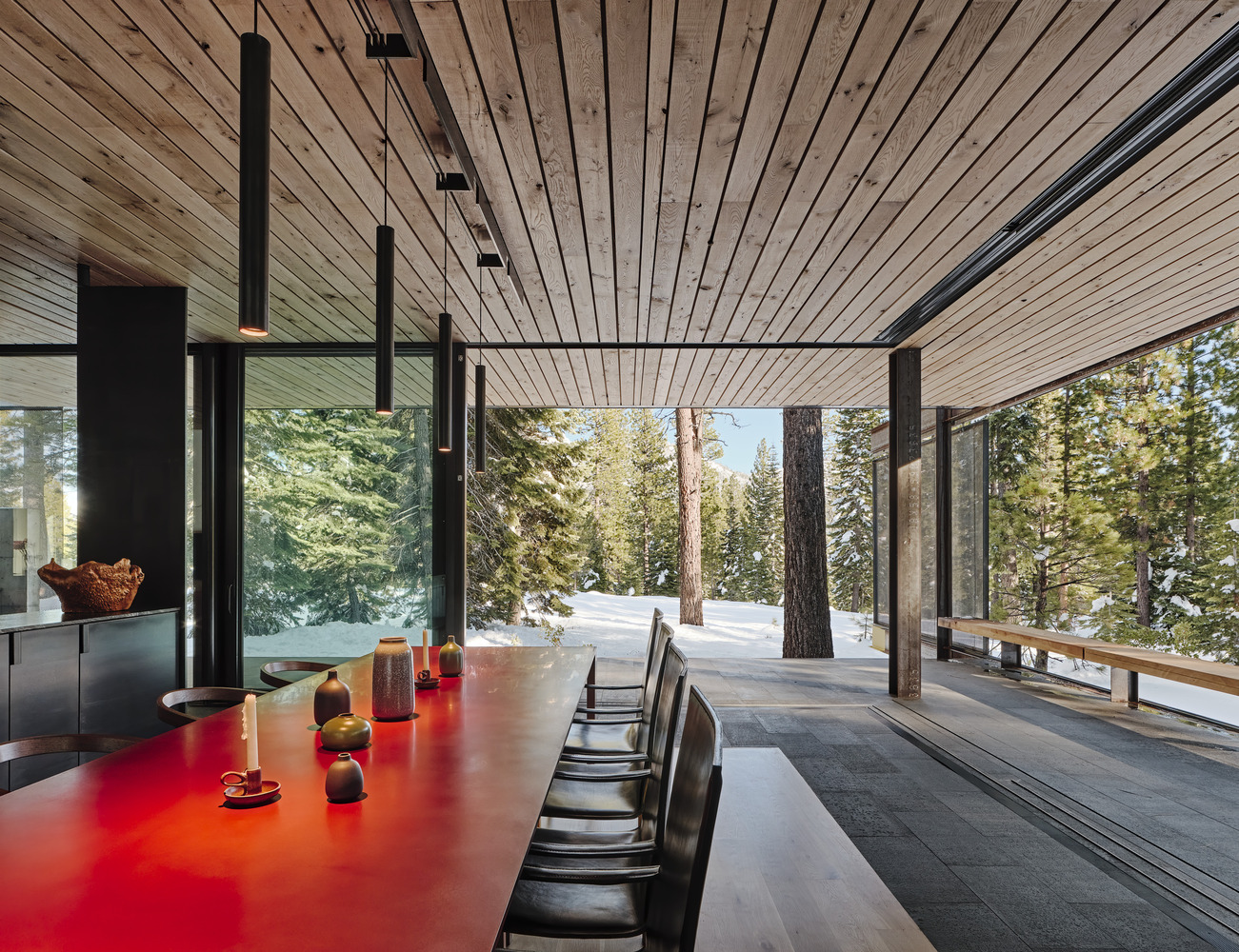 美国 Truckee 沙漠中的现代树屋 · Analog House丨Faulkner Architects,Olson Kundig-29