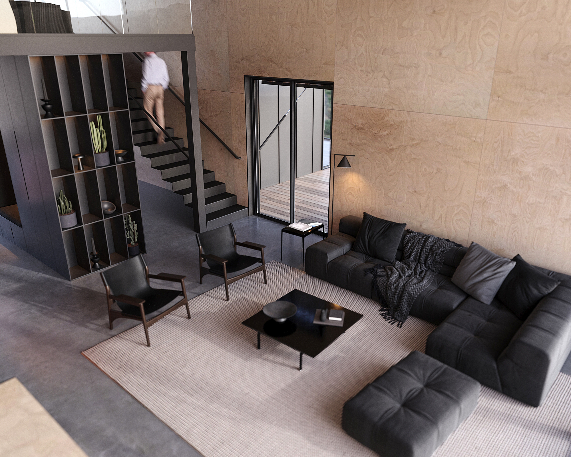 Barn House Interior — Concept Design & Visualization-5