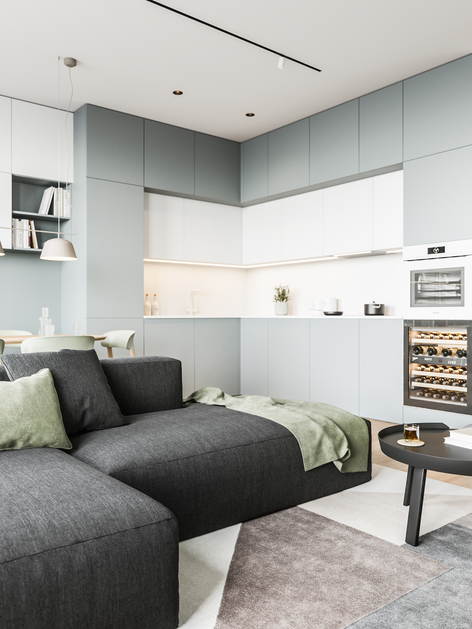 64㎡小空间设计 清新舒适-2