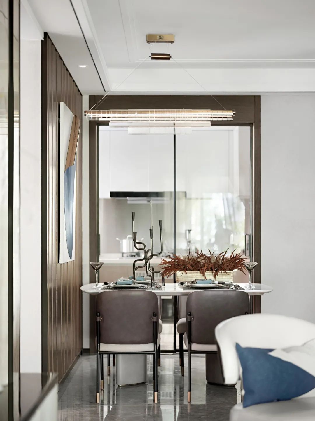 哈尔滨中海天誉样板间 | 现代时尚的灵动空间-11