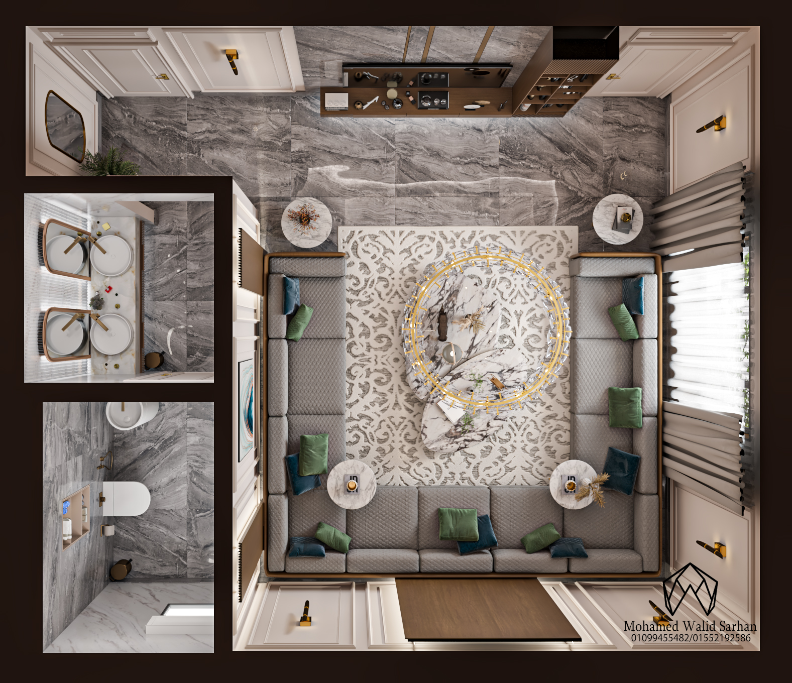 Dewanya (MAJLES) with bathroom-3