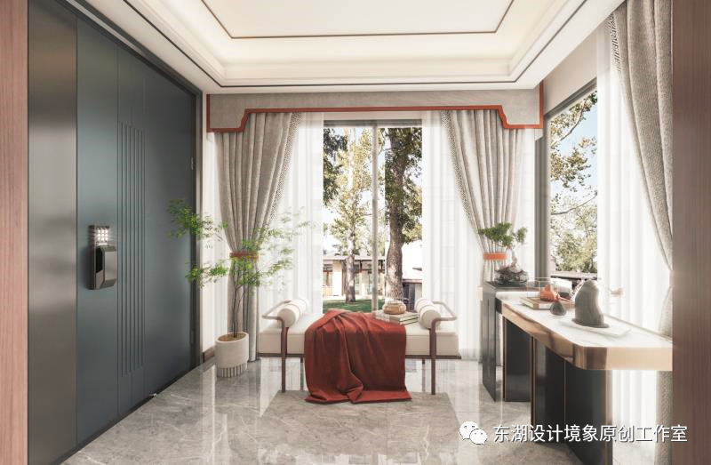 书院世家新中式住宅丨东湖设计境象原创工作室-9