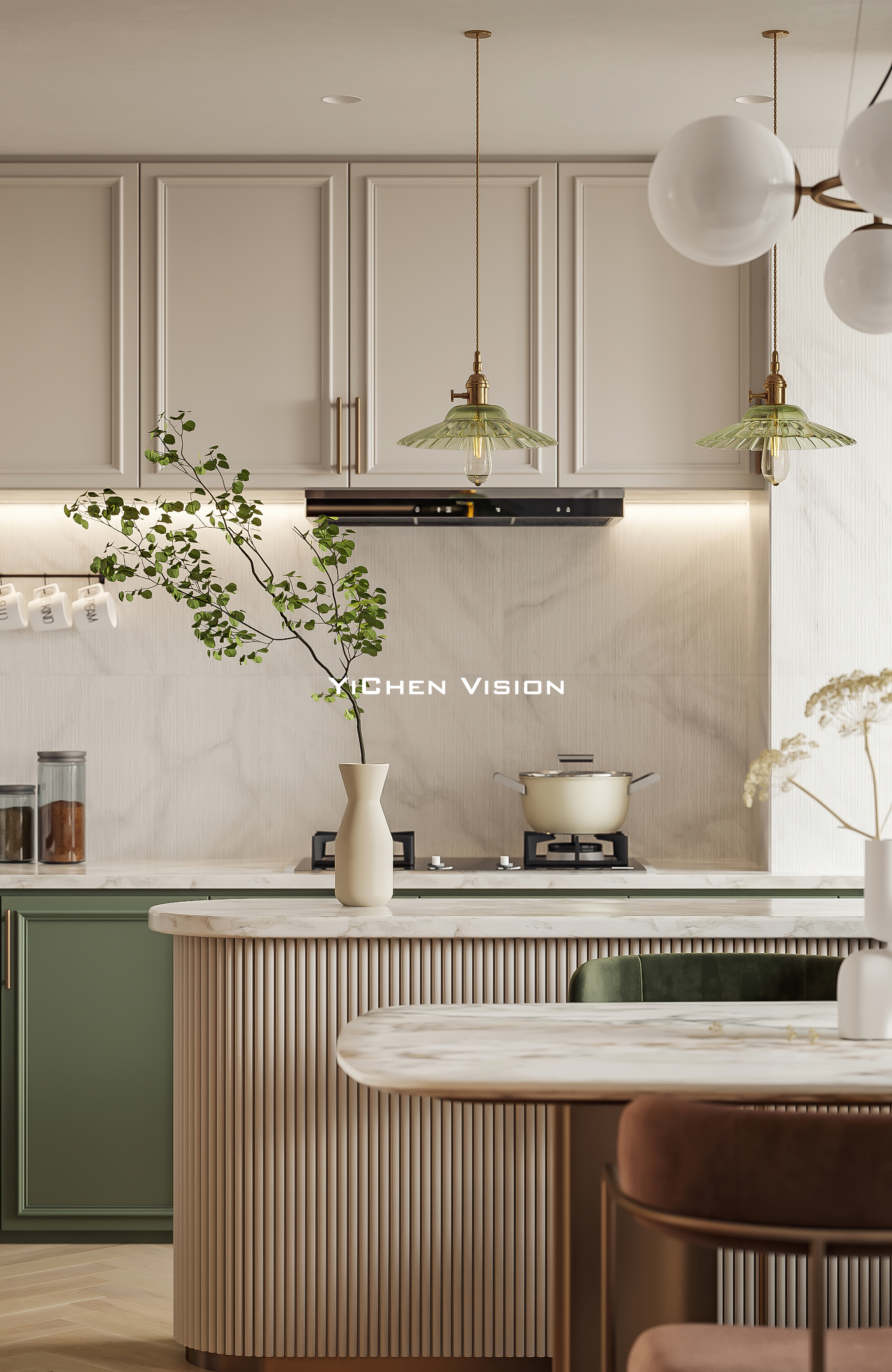 奶色法式家装丨屹尘视觉设计-9