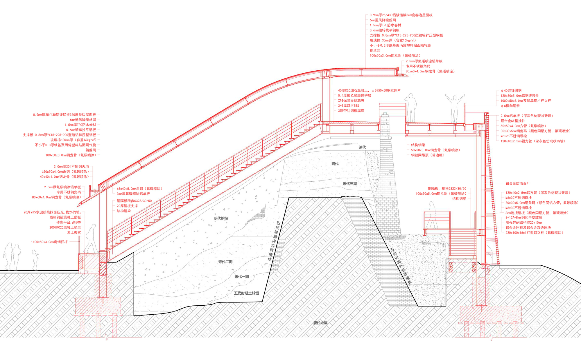 Jingzhou City Wall Archaeological Site Exhibition Pavilion / Qing Studio-61