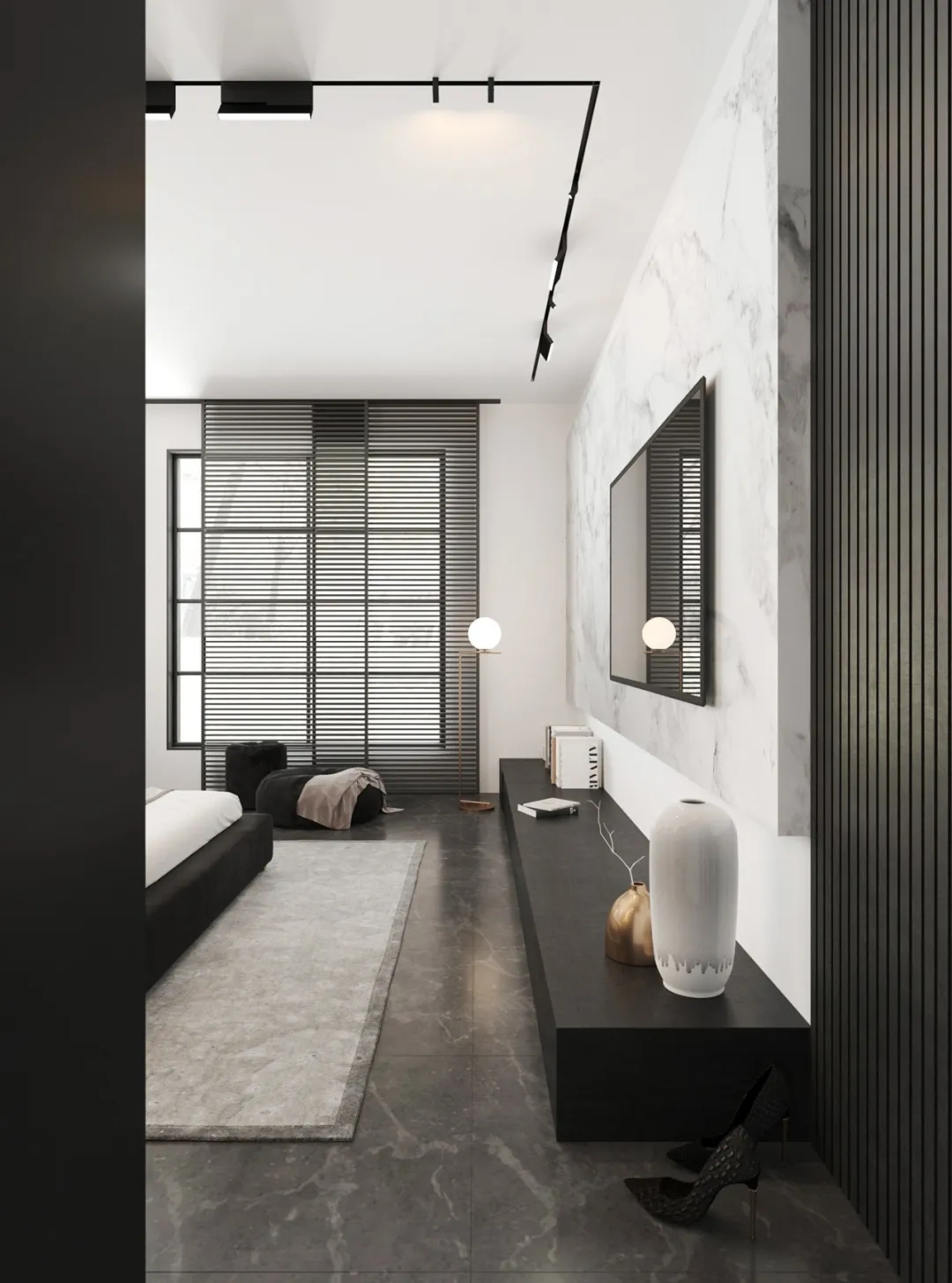 高级黑＋极简白的质感奢华-28