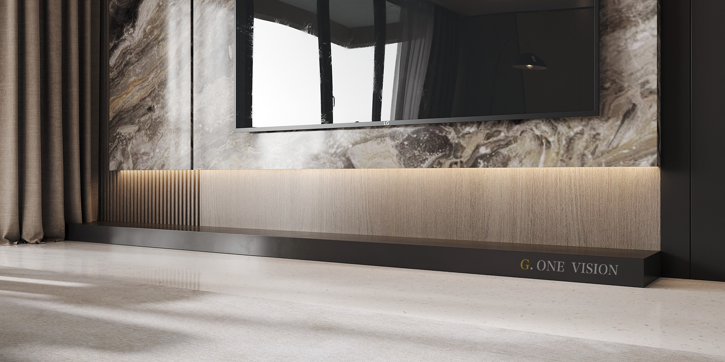 现代简约办公空间设计案例丨勇者空间表现工作室-6