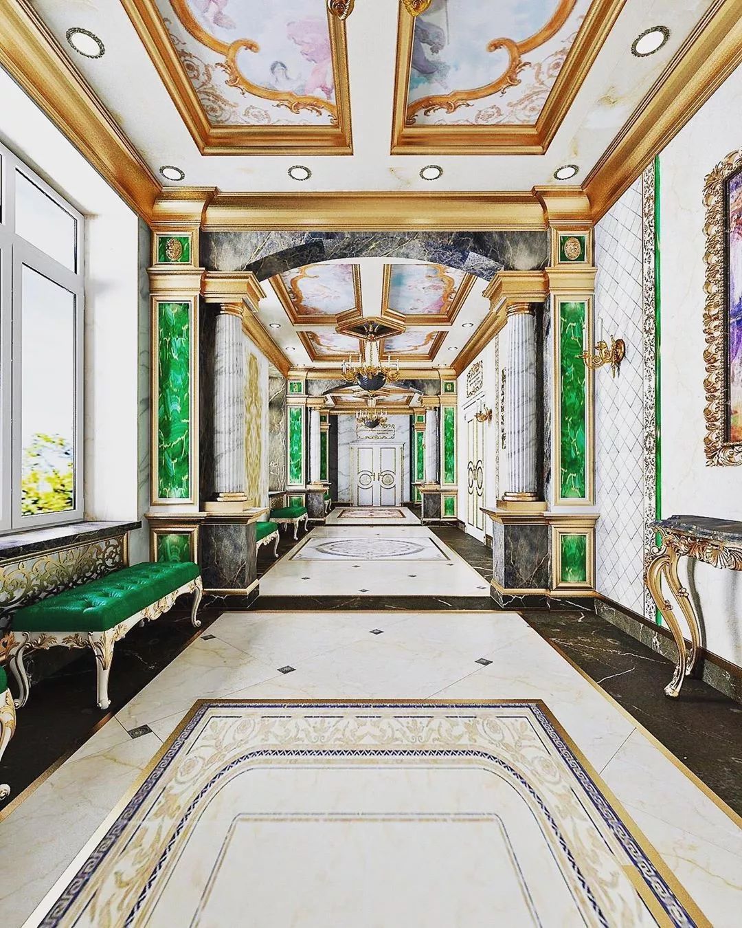 史上最壕小学！亿万土豪爆改母校，画风秒变皇宫！学生哭了，家长坐不住了......-131