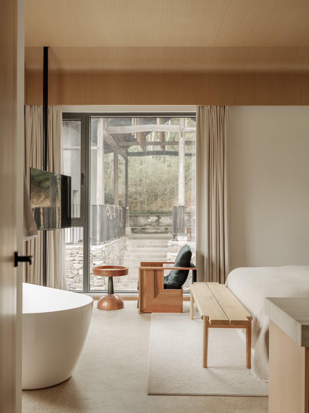 泾县小岭村”纸道山庄”民宿·在地性视角下民宿空间设计研究丨中国合肥丨伍米尺建筑设计事务所WUMICHI ARCHITECTS-104