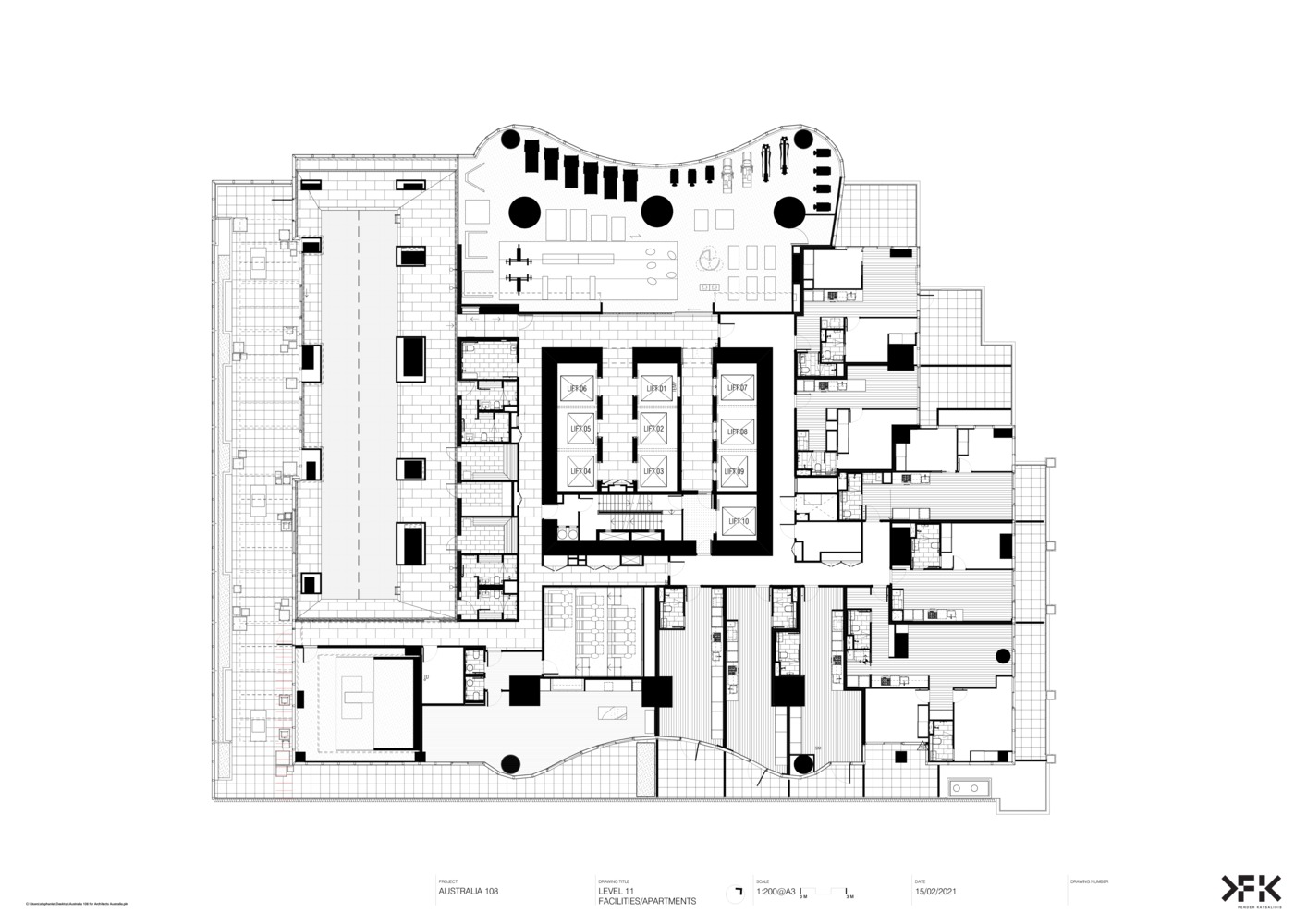 澳大利亚 108 号摩天大楼丨澳大利亚墨尔本丨Fender Katsalidis Architects-56