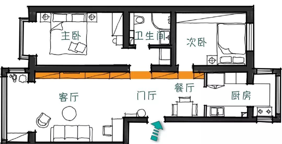 玖雅忆萱设计师打造幸福甜蜜的两居室-32