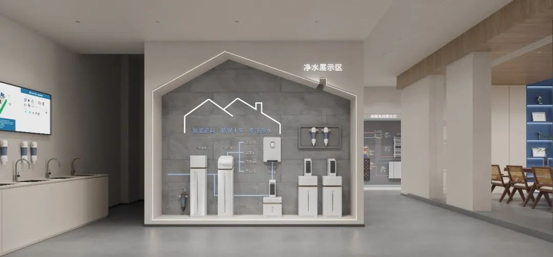 原创展厅设计 · 湖南南县约克中央空调展厅丨中国湖南丨周笙笙全案设计工作室-13