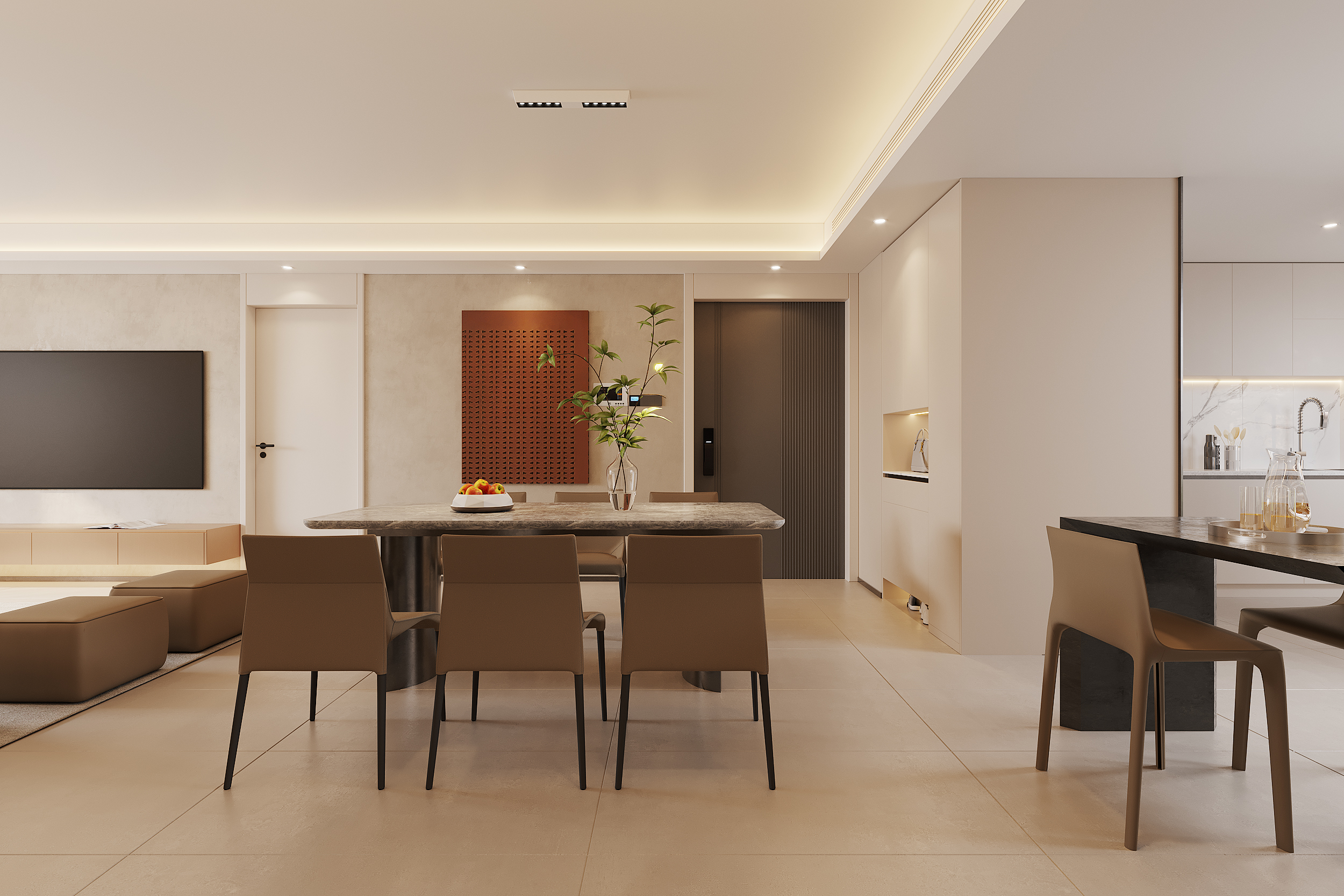 悠闲地下午来一杯卡布奇诺现代-7