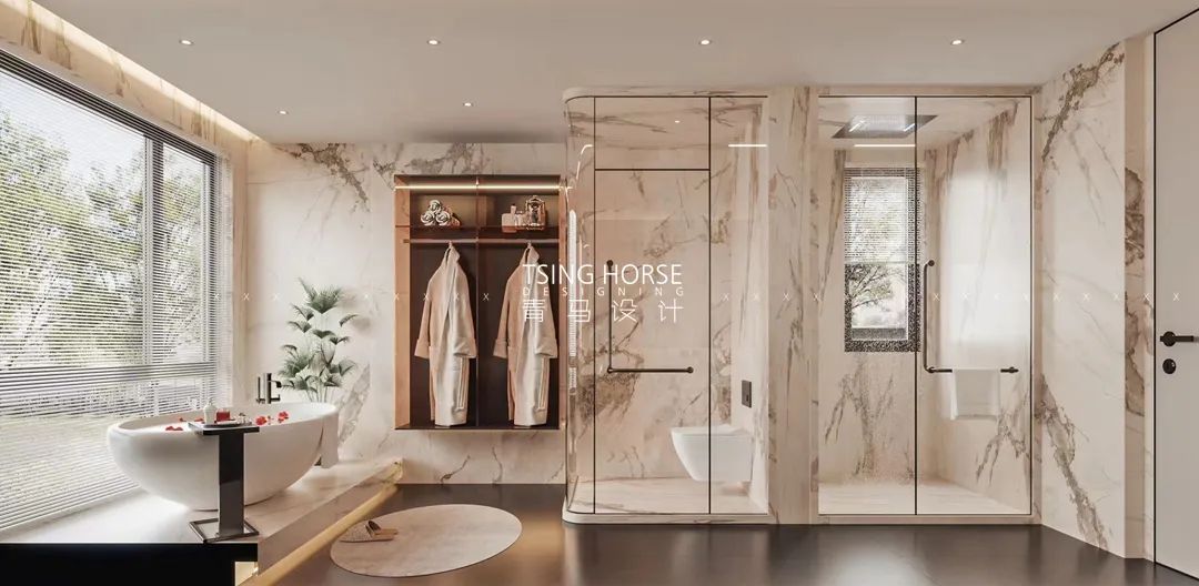 龙湖景粼天序意式轻奢大平层丨中国西安丨青马别墅设计-53