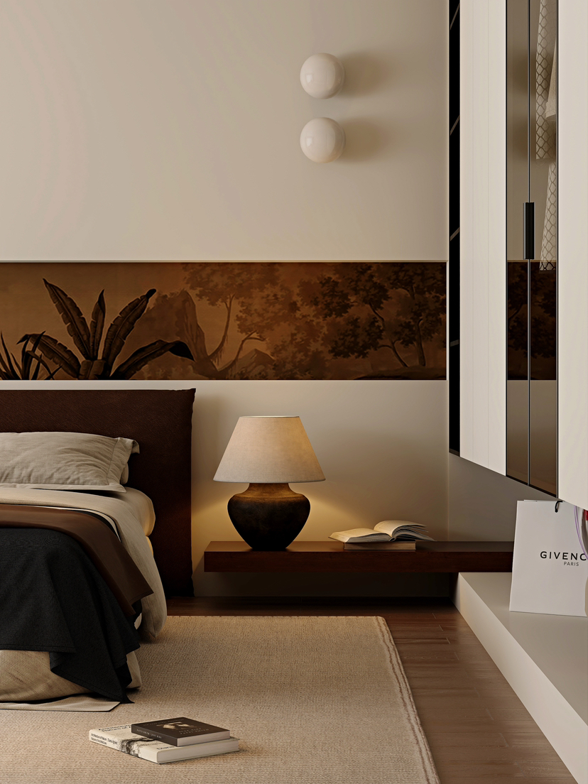 东方美学/侘寂风卧室-0