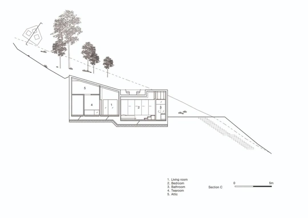 首尔以东的倾斜屋顶乡村住宅-55