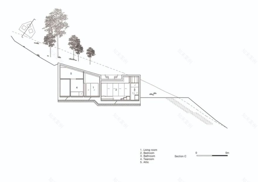 首尔以东的倾斜屋顶乡村住宅-55