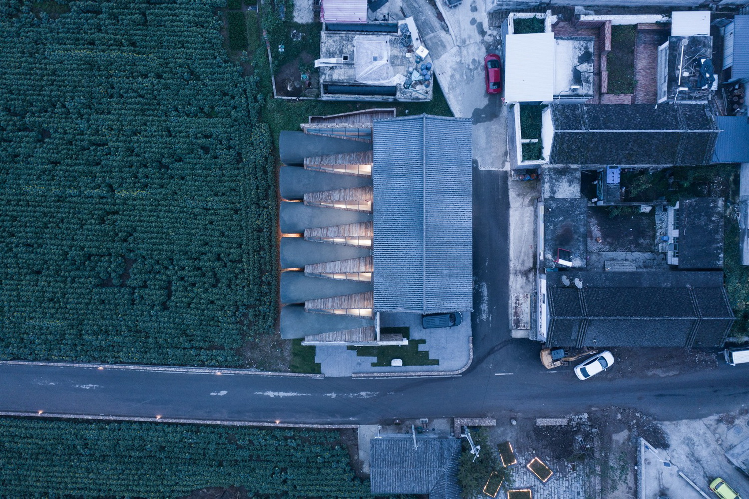 田岗乡村会客厅丨中国河北丨袈蓝建筑-41