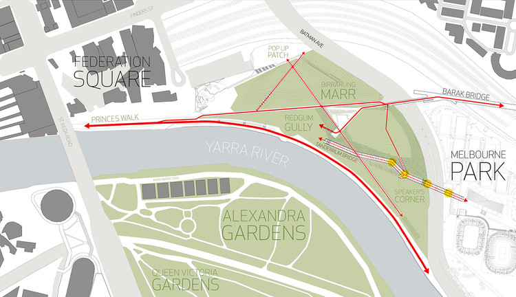 Tanderrum Pedestrian Bridge  John Wardle Architects  + NADAAA + Oculus-8