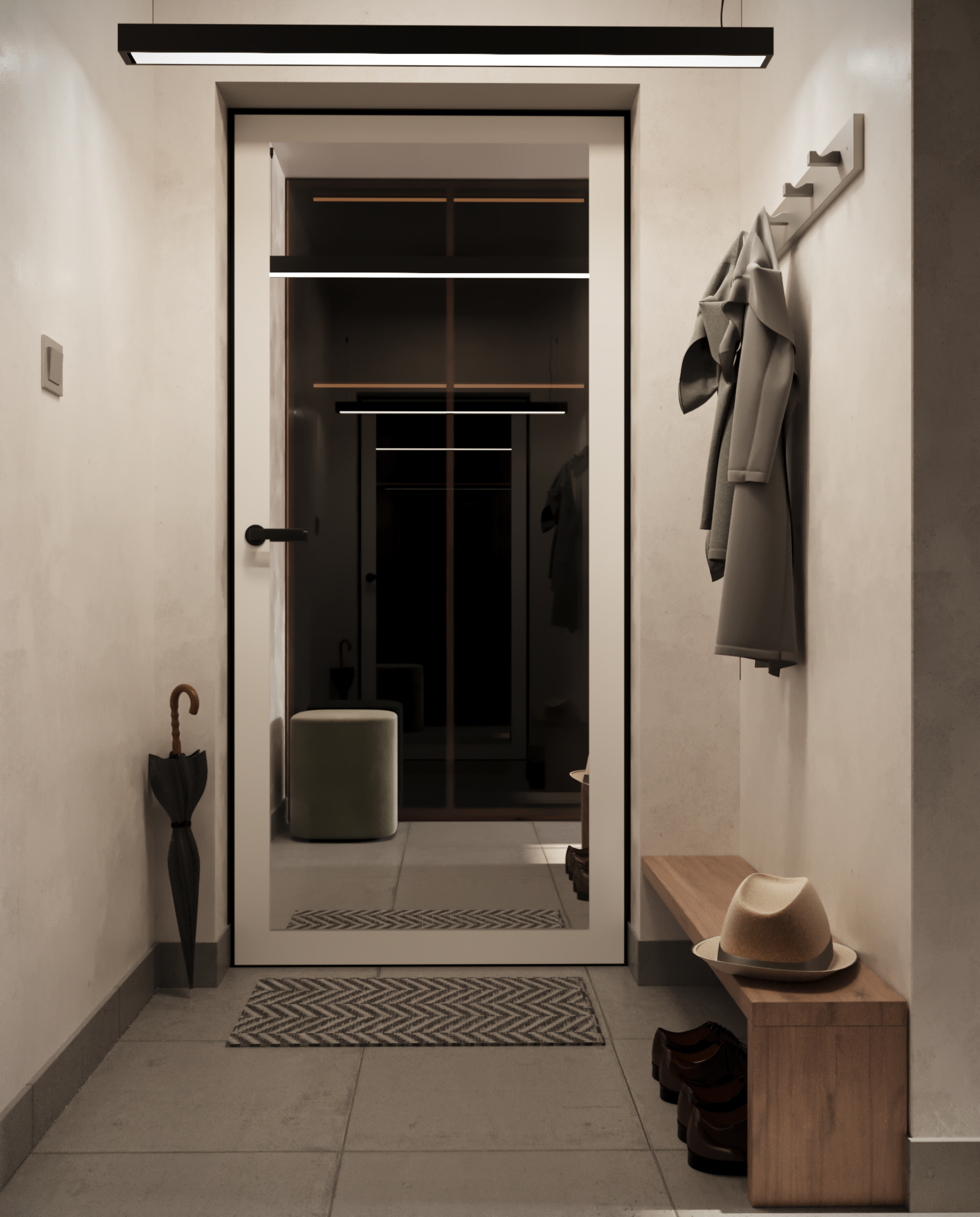 37㎡浅色公寓设计项目丨Секач Святослав-16