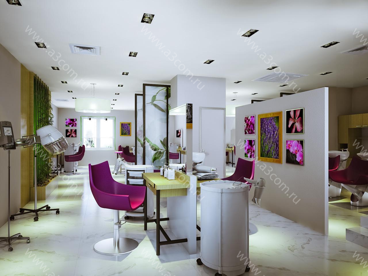 伊夫·罗歇美容院及商店设计(项目201号)丨俄罗斯莫斯科-8