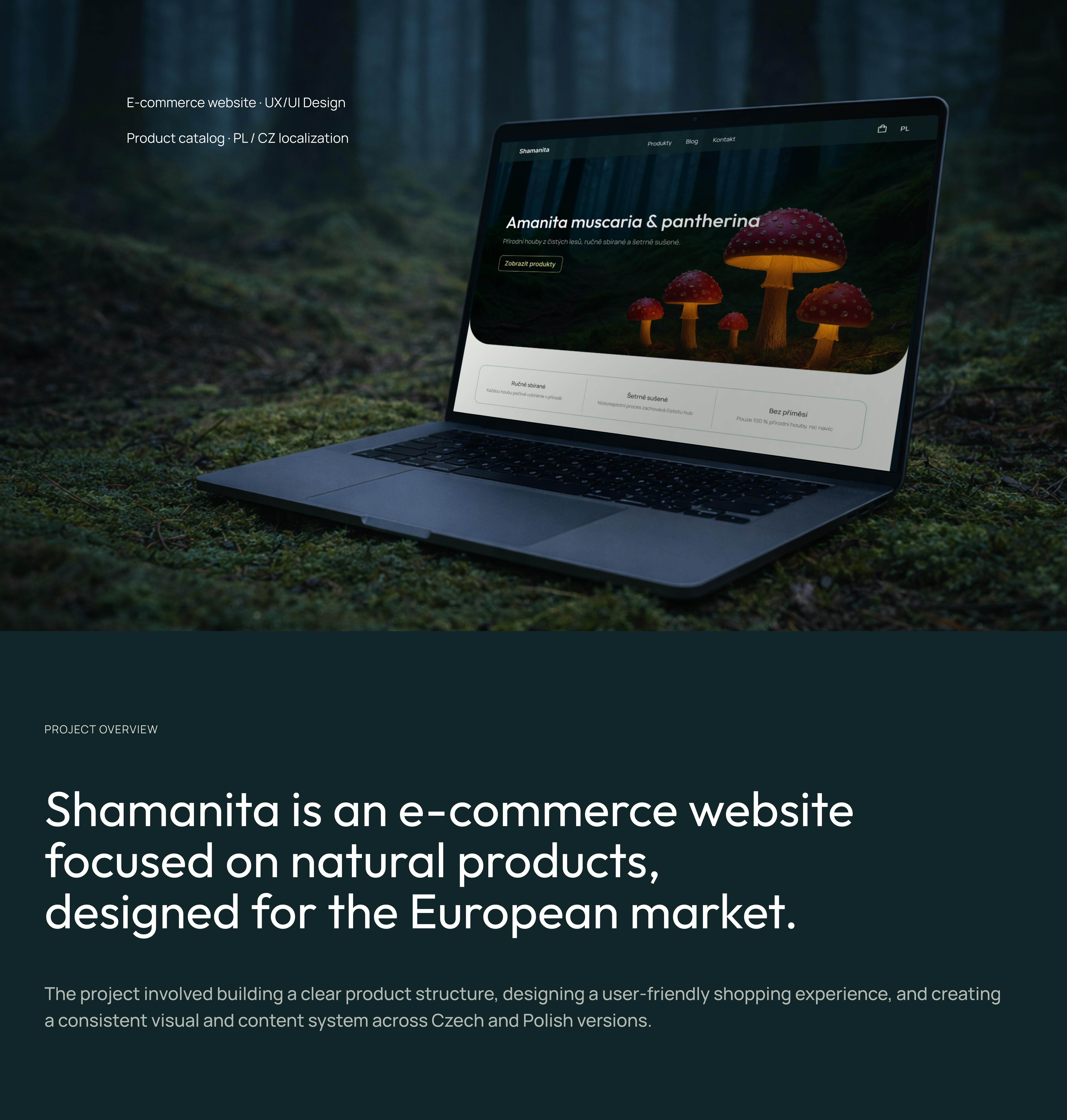 Shamanita – UX/UI Design for Natural E-commerce-0