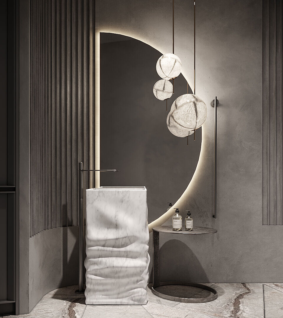 乌克兰极简黑公寓丨乌克兰基辅丨IQOSA-37