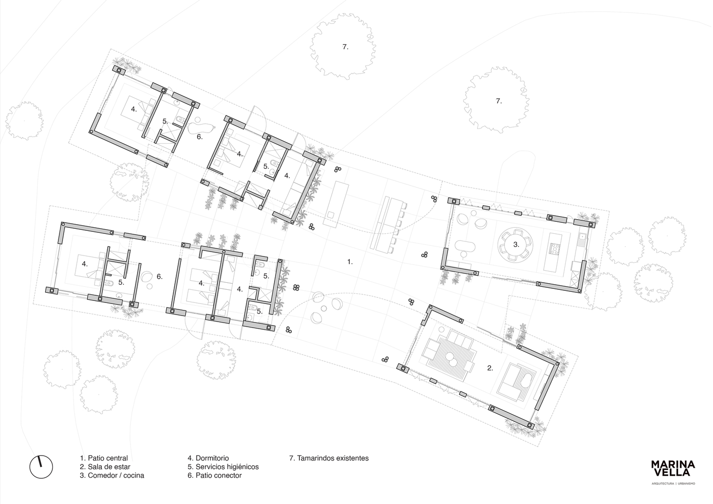 墨西哥竹构诗意栖息地丨Marina Vella Arquitectura-19
