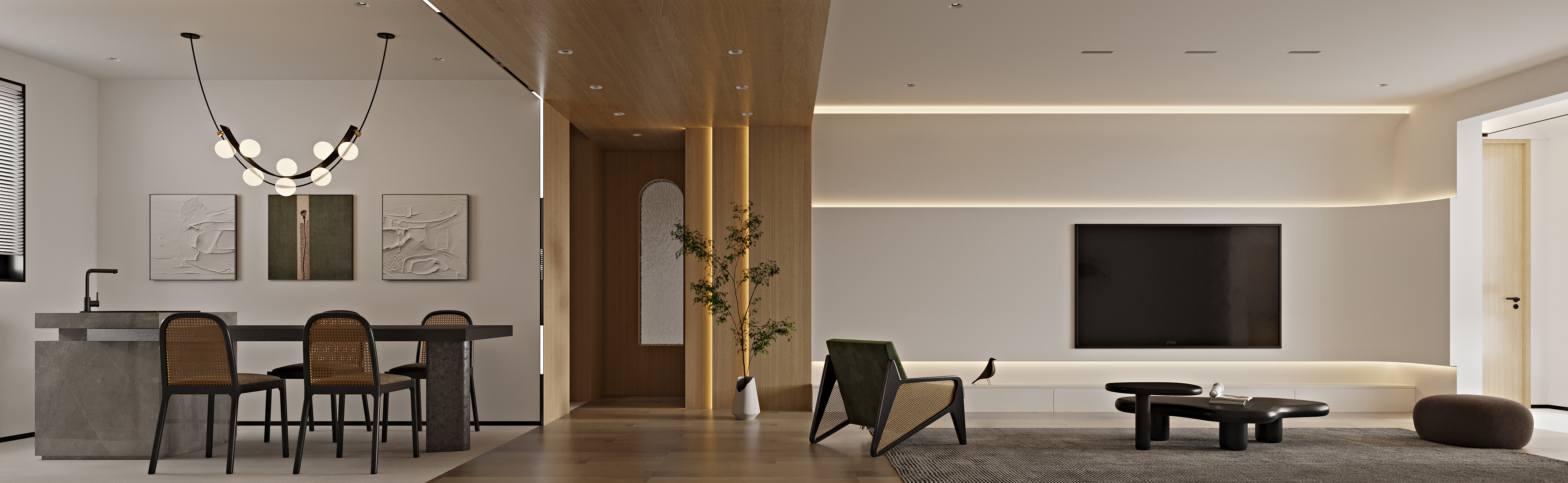 现代风格设计——白龙马-4