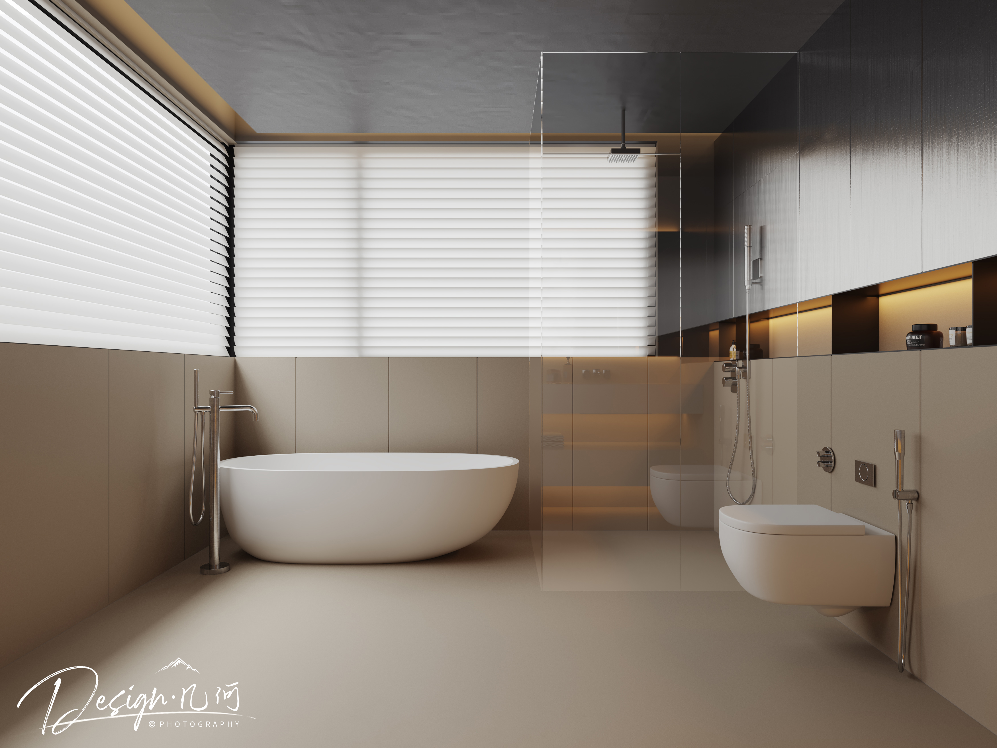 几何空间视觉表现 | 万科城市之光现代客餐厅-3