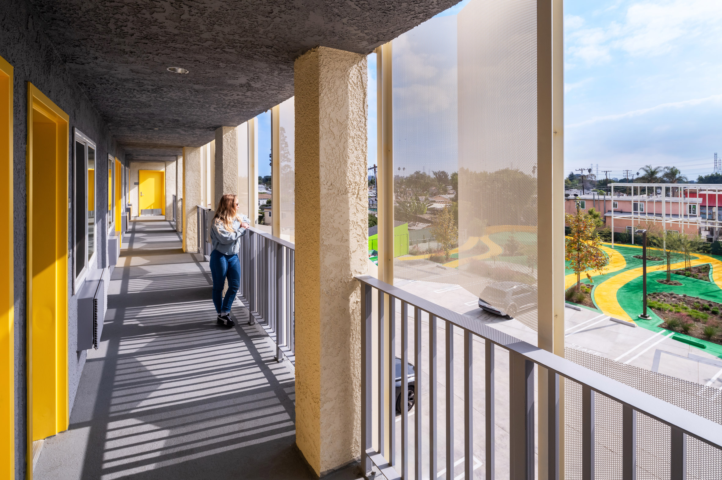 洛杉矶东康普顿汽车旅馆改永久性住房项目丨美国洛杉矶丨Kadre Architects-19