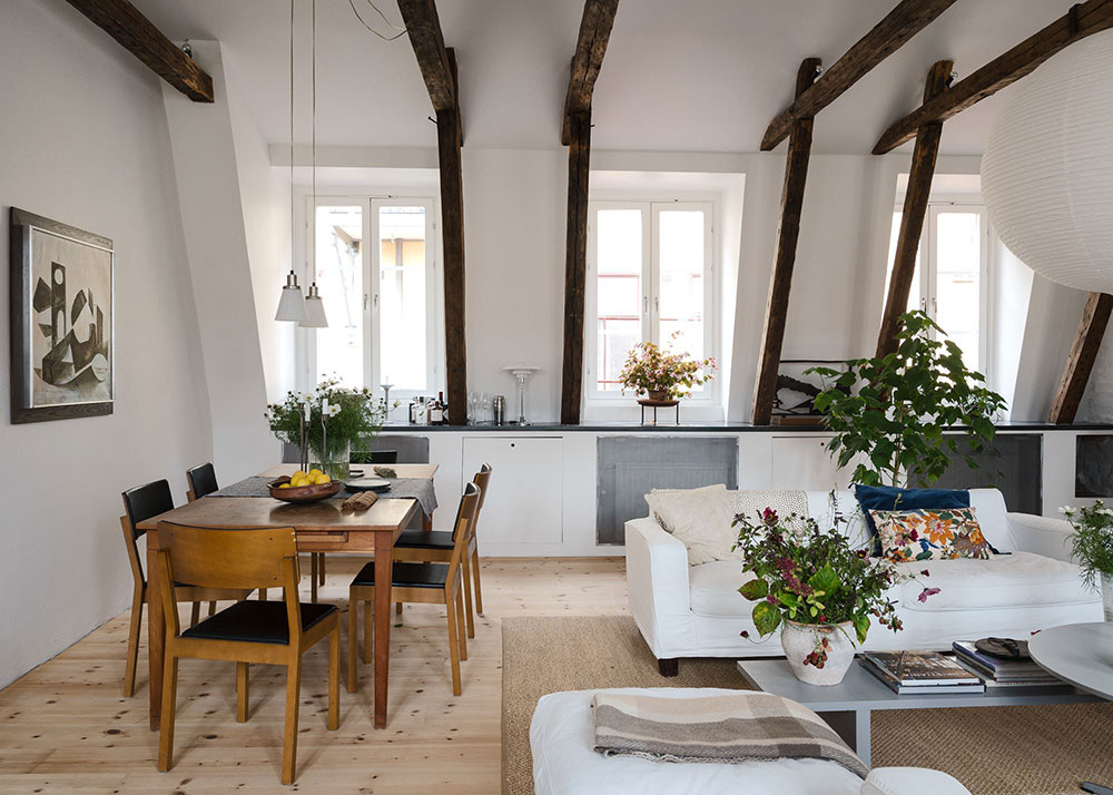 斯德哥尔摩乡村风格顶层公寓-5