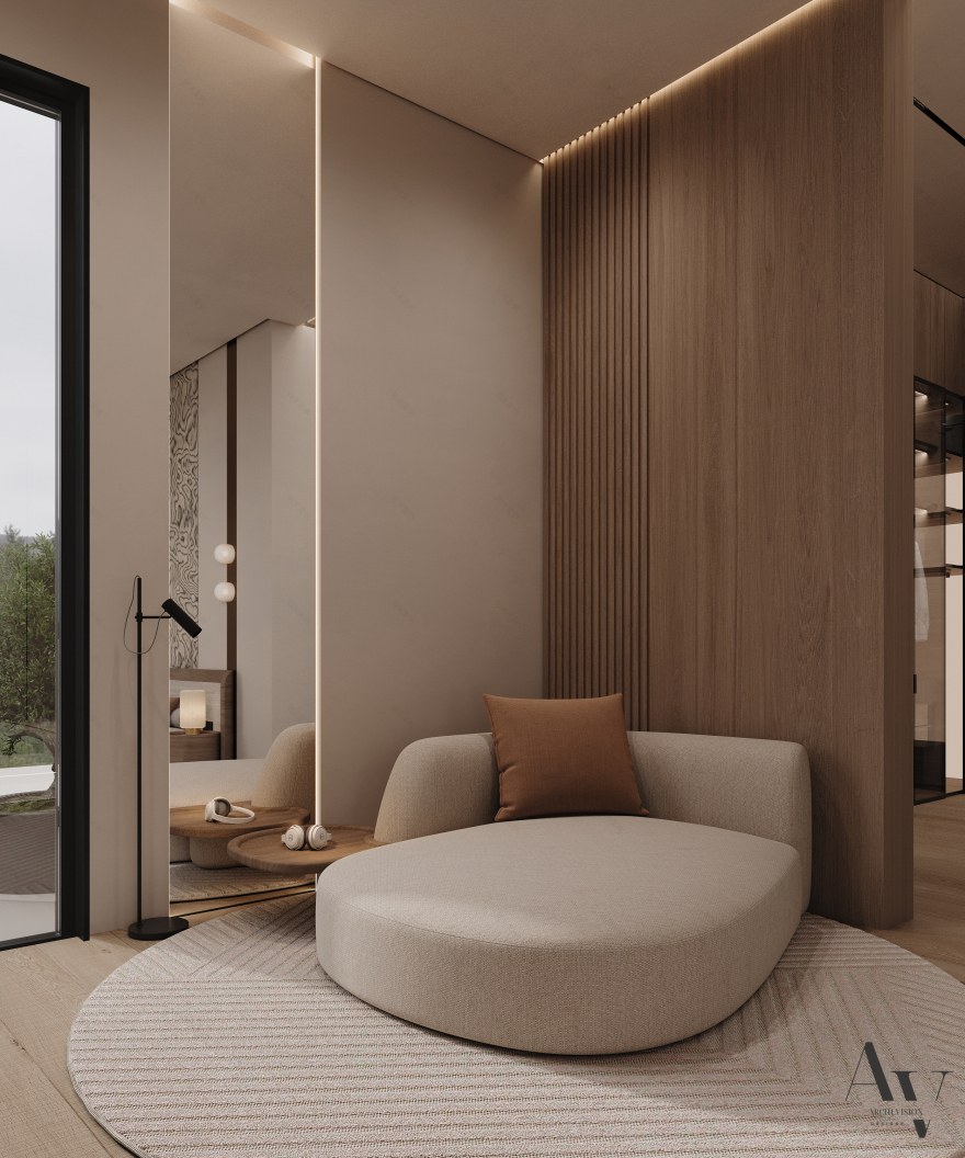 Master Bedroom(主卧项目)丨沙特阿拉伯丨Dina Farouk(archivision studio)-18