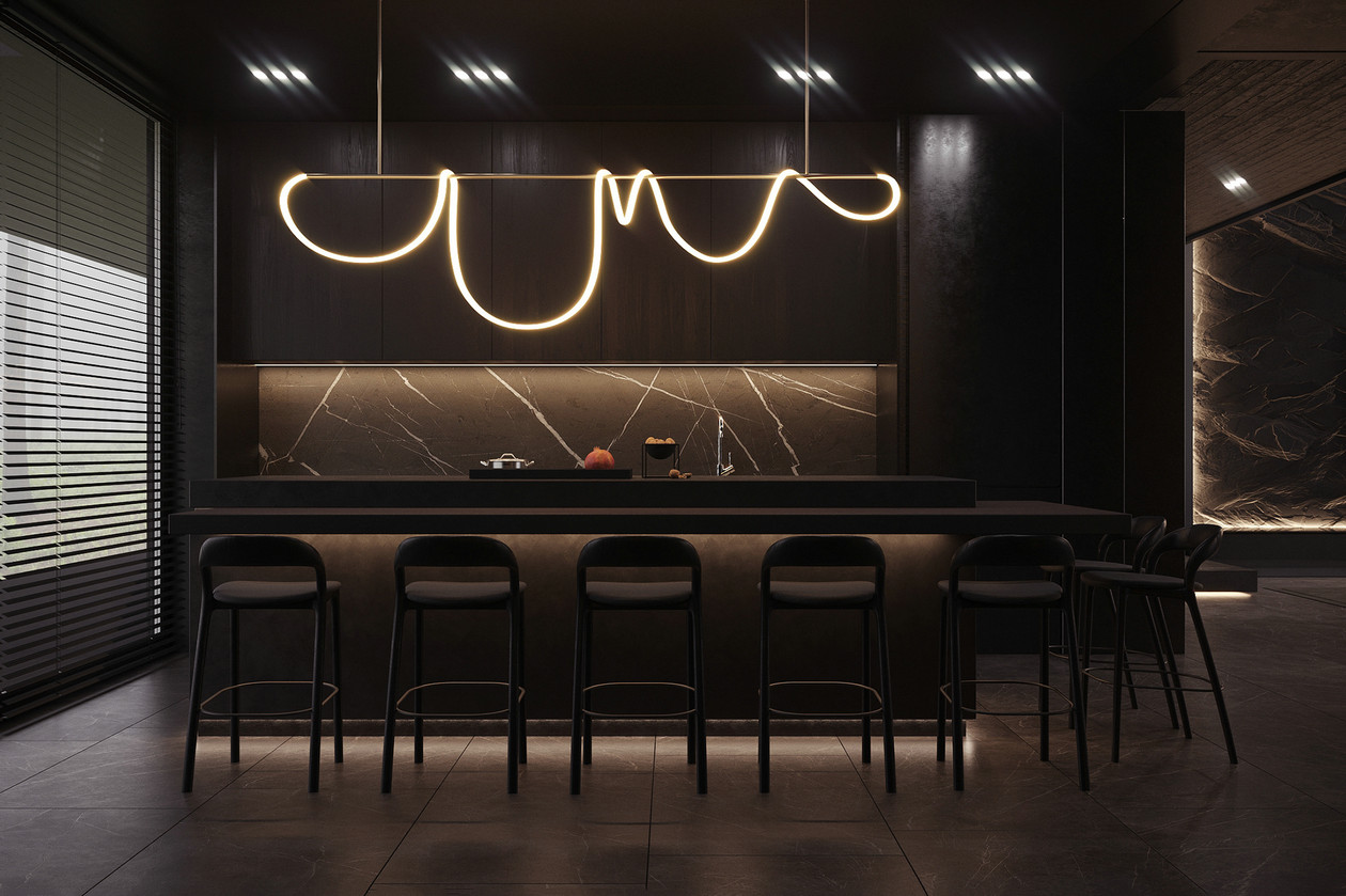 高级黑色系空间设计-4