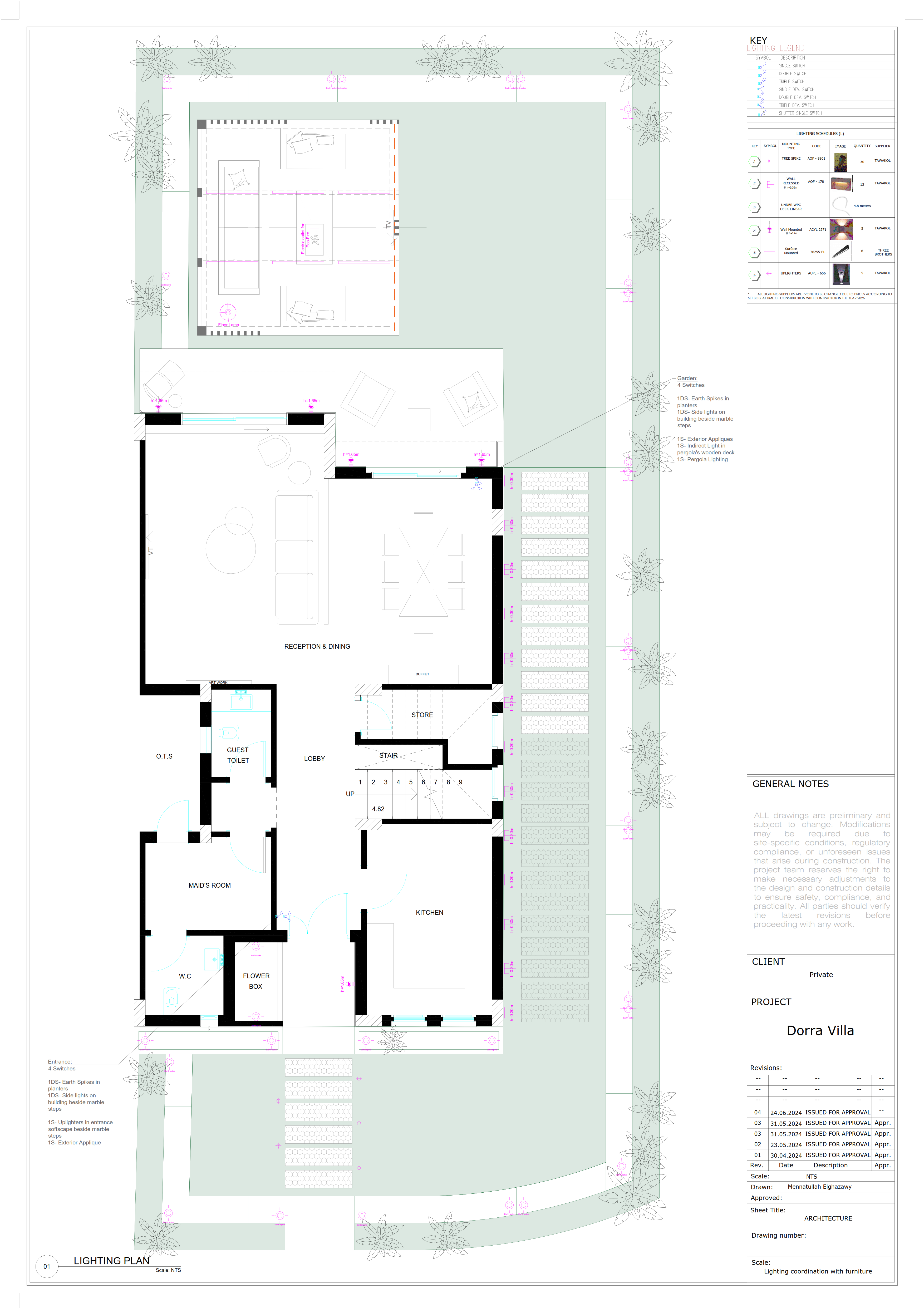 Villa Landscape Proposals and Technical Package-11