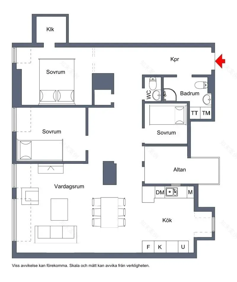 瑞典绿色陶土风格阁楼设计-22