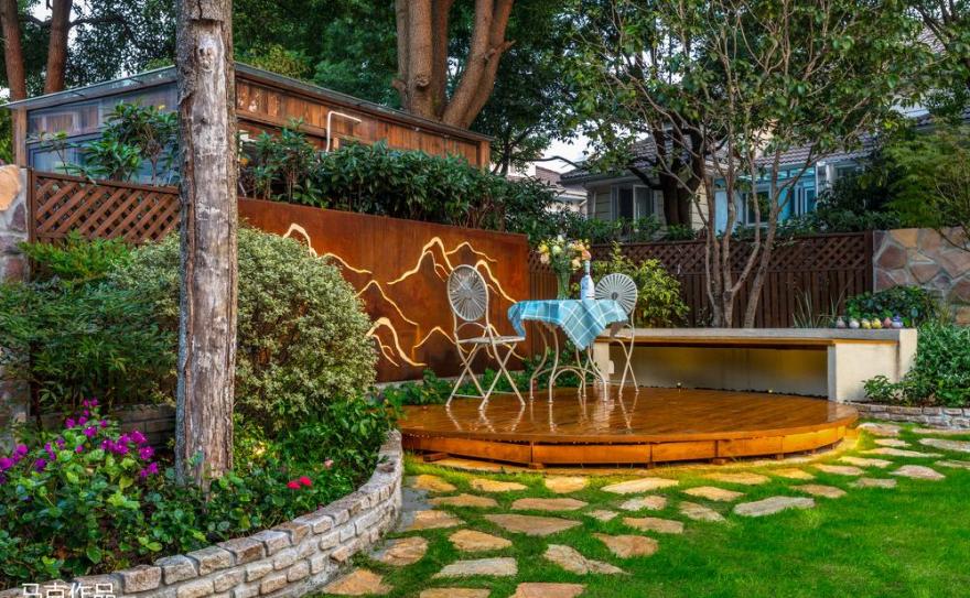 美式田园风格 | 自然纯朴的花园设计-8